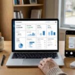AI bookkeeping automation Canada featured image showing KPI dashboard and receipt capture