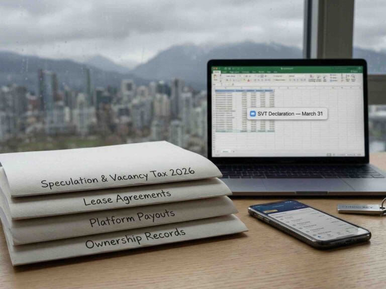 BC speculation and vacancy tax 2026 recordkeeping and SVT declaration deadline for businesses