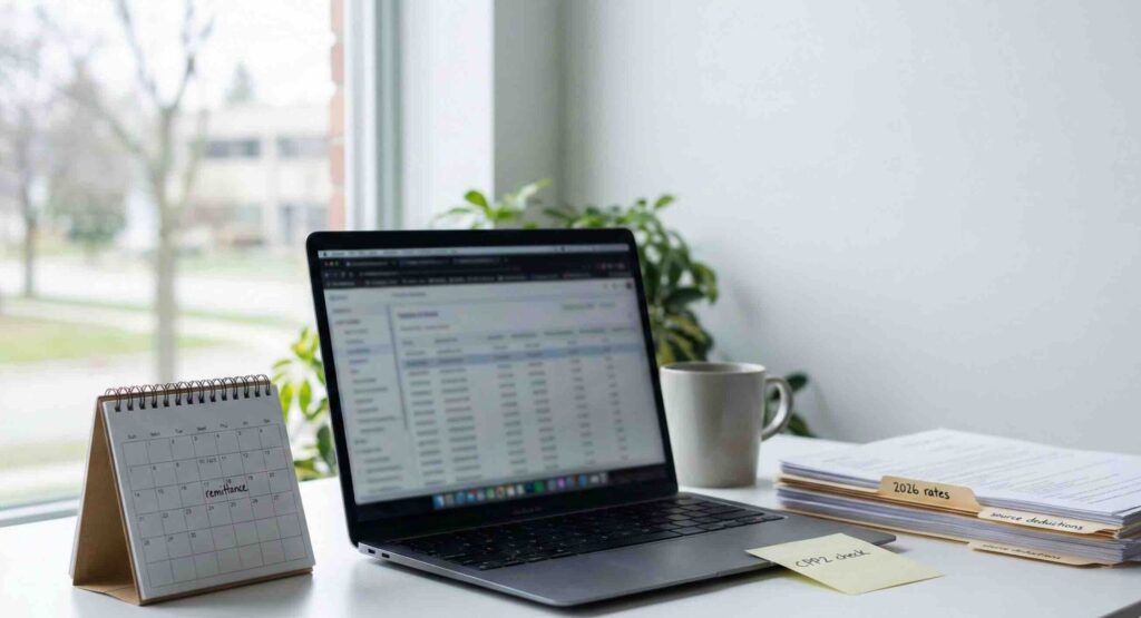 CPP2 payroll deductions 2026 reminder for payroll remittance timing and compliance checks