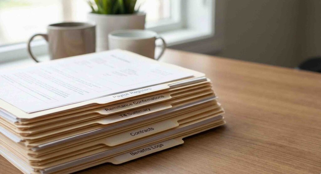 CRA Payroll Audit Red Flags: A 2026 Guide for Employers 3 CRA payroll audit red flags documents CRA typically asks for in a payroll audit