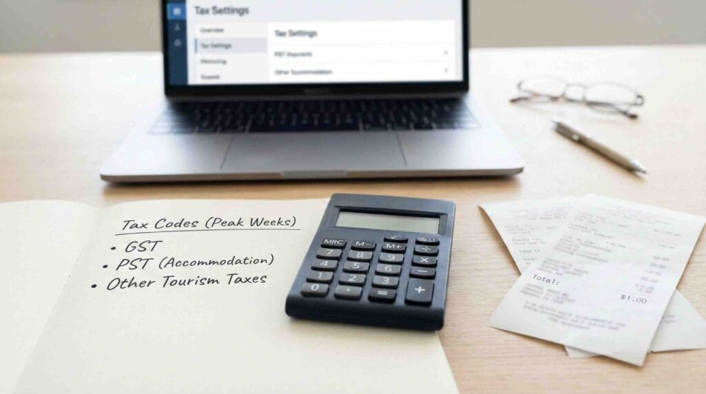 FIFA 2026 tourism financial checklist for Vancouver tourism operators 4 FIFA 2026 tourism financial checklist tax codes for peak weeks with GST and PST accommodation reminders