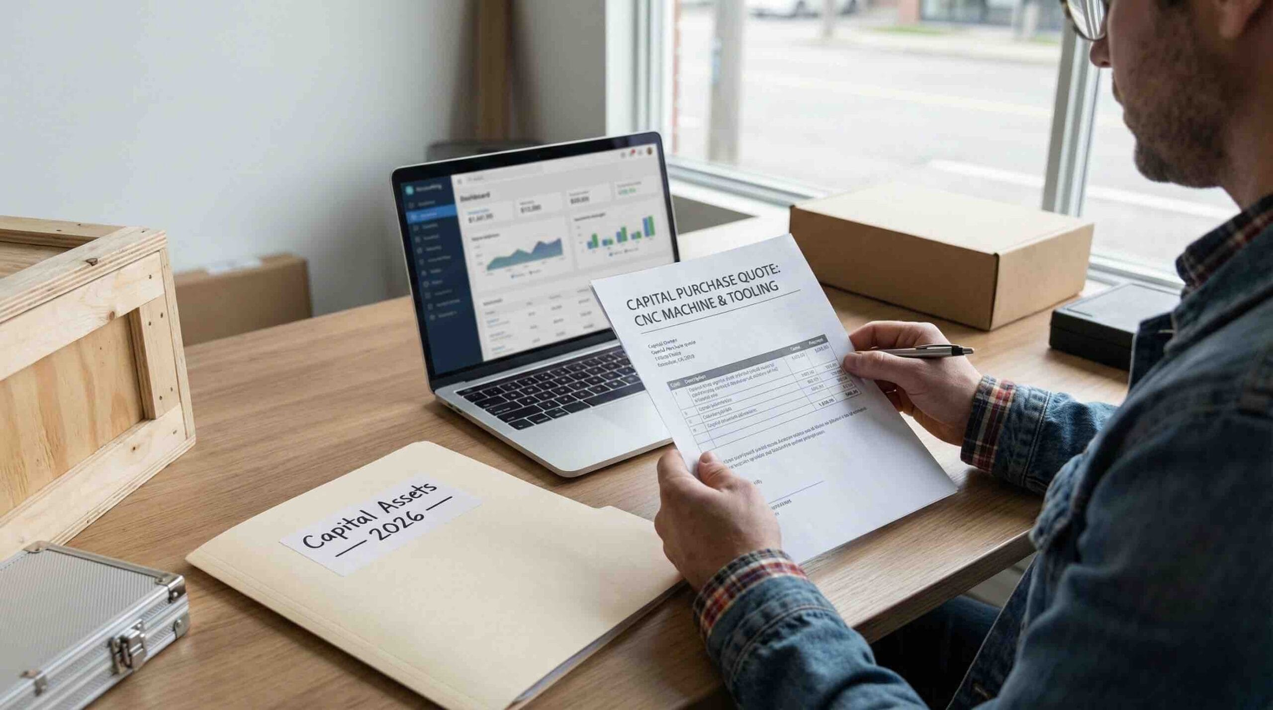 Productivity Super-Deduction Canada featured image showing capex quote review and capital asset tracking